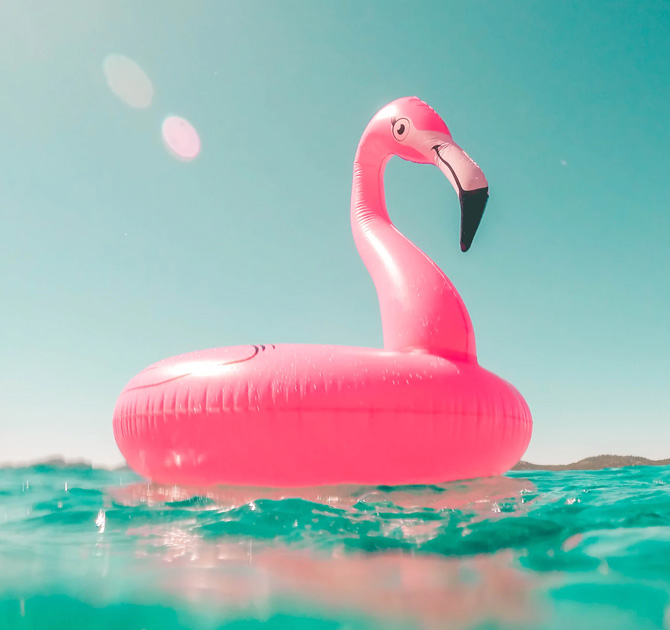 Gigantic Inflatable Flamingo